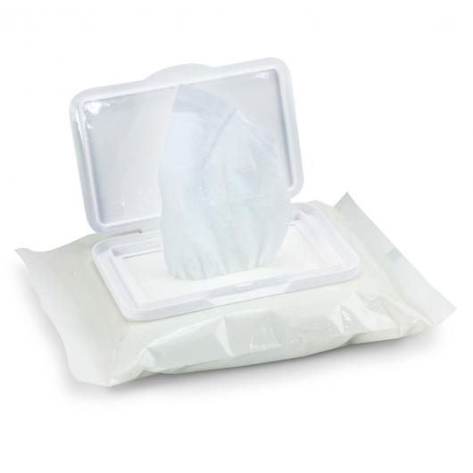 Wet Wipes Packet Open